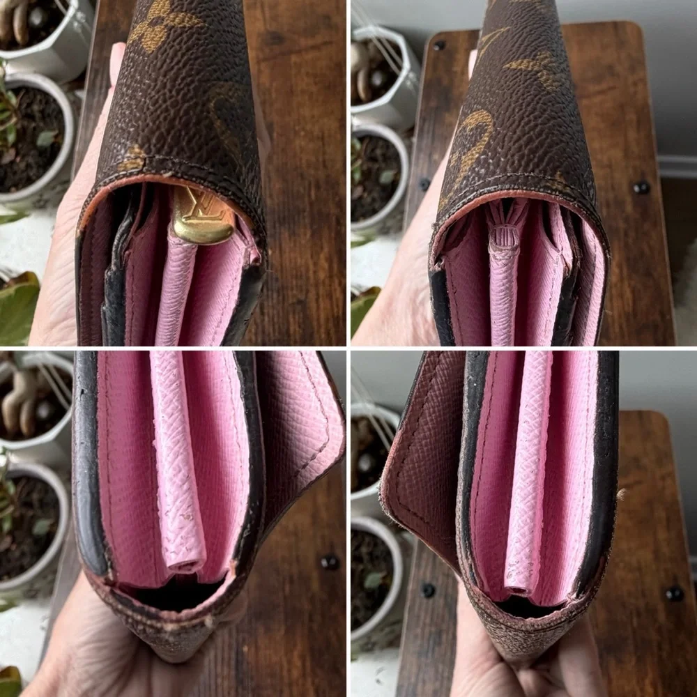 Louis Vuitton Transatlantic Illustre Sarah Wallet Monogram Rose Ballerine